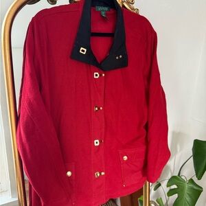Ralph Lauren Red and Black Jacket